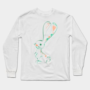 Cute Bunny Rabbit Long Sleeve T-Shirt